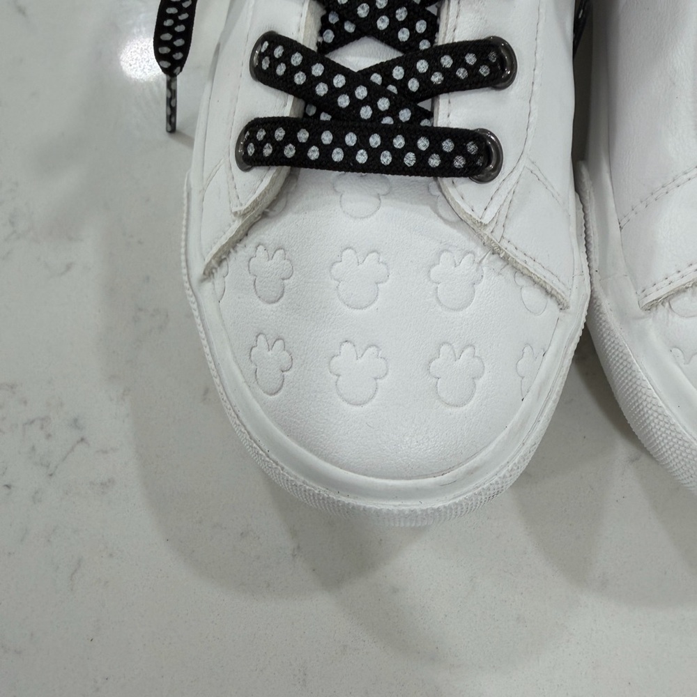 Disney White and Black Kids Sneakers - Picture 11 of 14